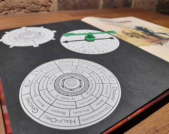 DnD Dice Spinner Sticker – RPG Character, Enemy, Item Generator