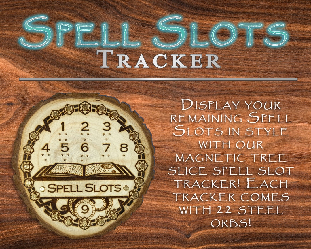 Dnd 5E Spell Slots Tracker Player Companion Dnd 5E Gaming