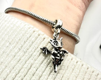 Cute Dragon Charm for Charm Bracelets - Fits most popular branded charm bracelets