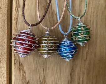 Removable D20 Dice Necklace - Tabletop RPG Gift
