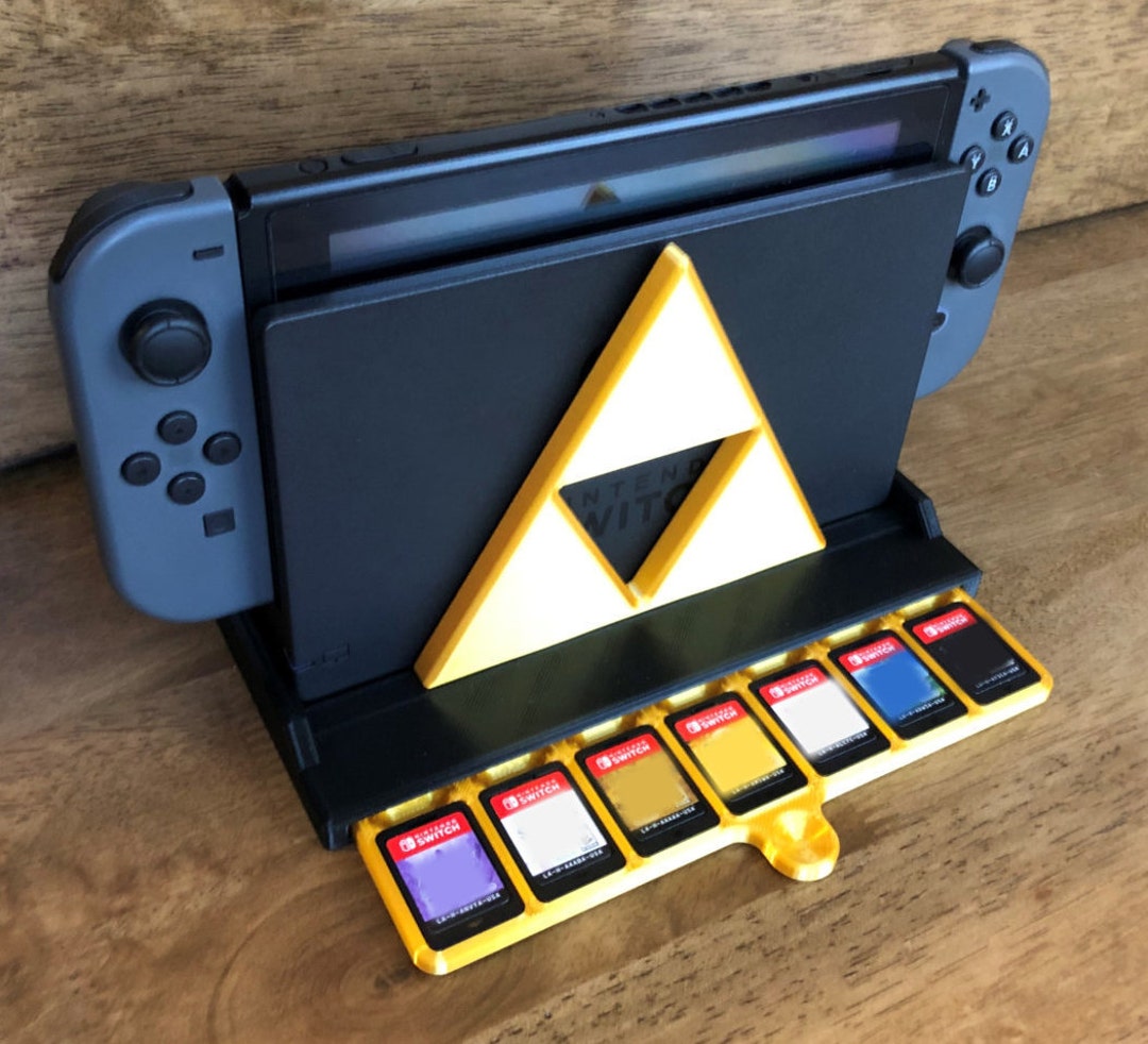 Nintendo Switch Game Holder, Zelda Triforce Dock Stand - Etsy