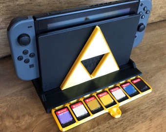 Nintendo Switch Game Holder, Zelda Triforce Dock Stand