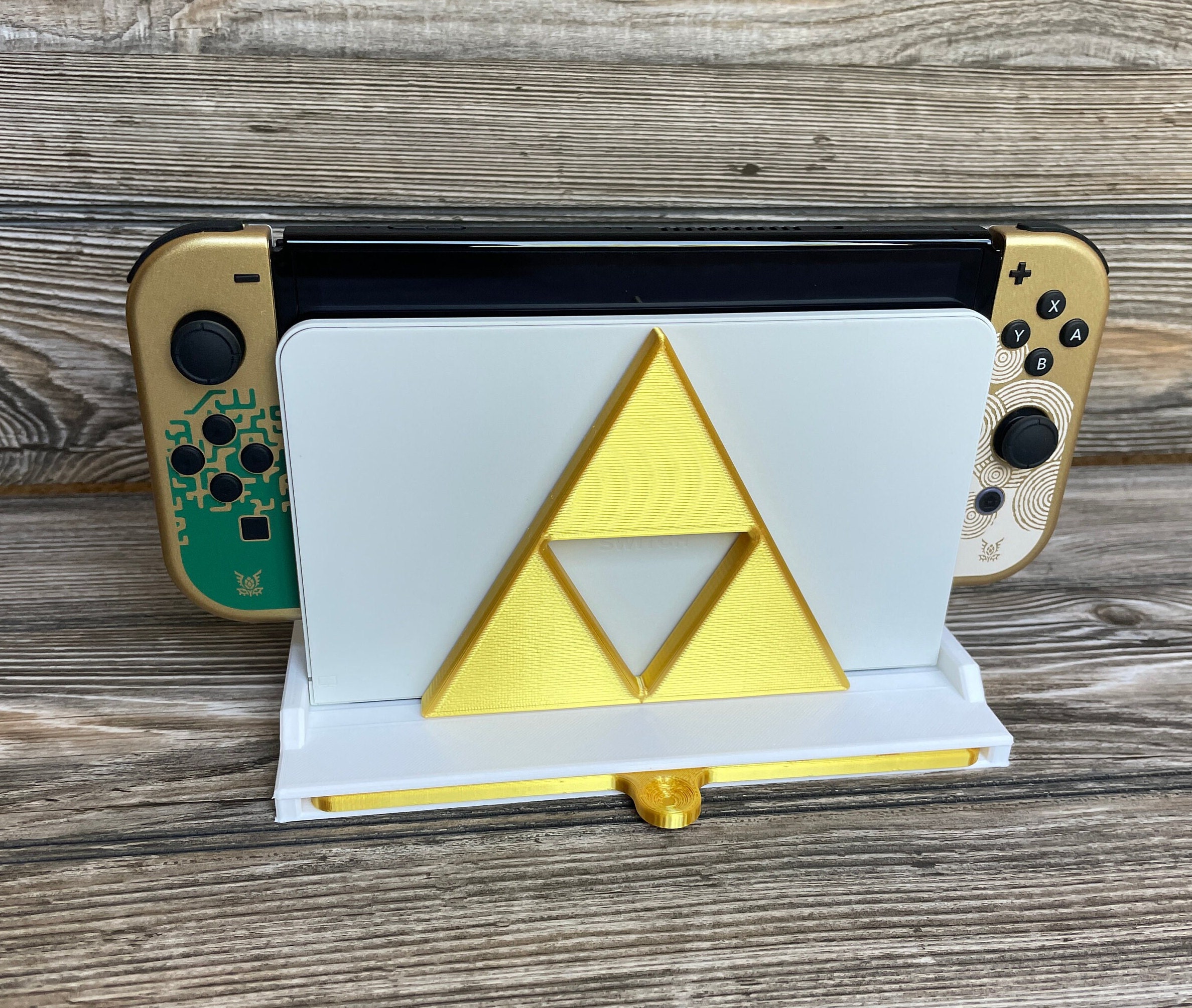 Nintendo Switch Game Holder, Zelda Triforce Dock Stand - Etsy