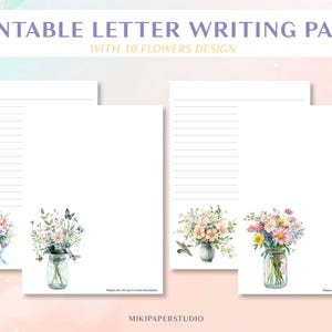 Paquete de escritura de cartas de JW, papelería de JW, artículos de escritura floral, consejos prácticos de la Biblia de JW.org, membrete para servicio.