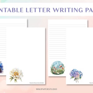 Paquete de escritura de cartas de JW, papelería de JW, artículos de escritura floral, consejos prácticos de la Biblia de JW.org, membrete para servicio.