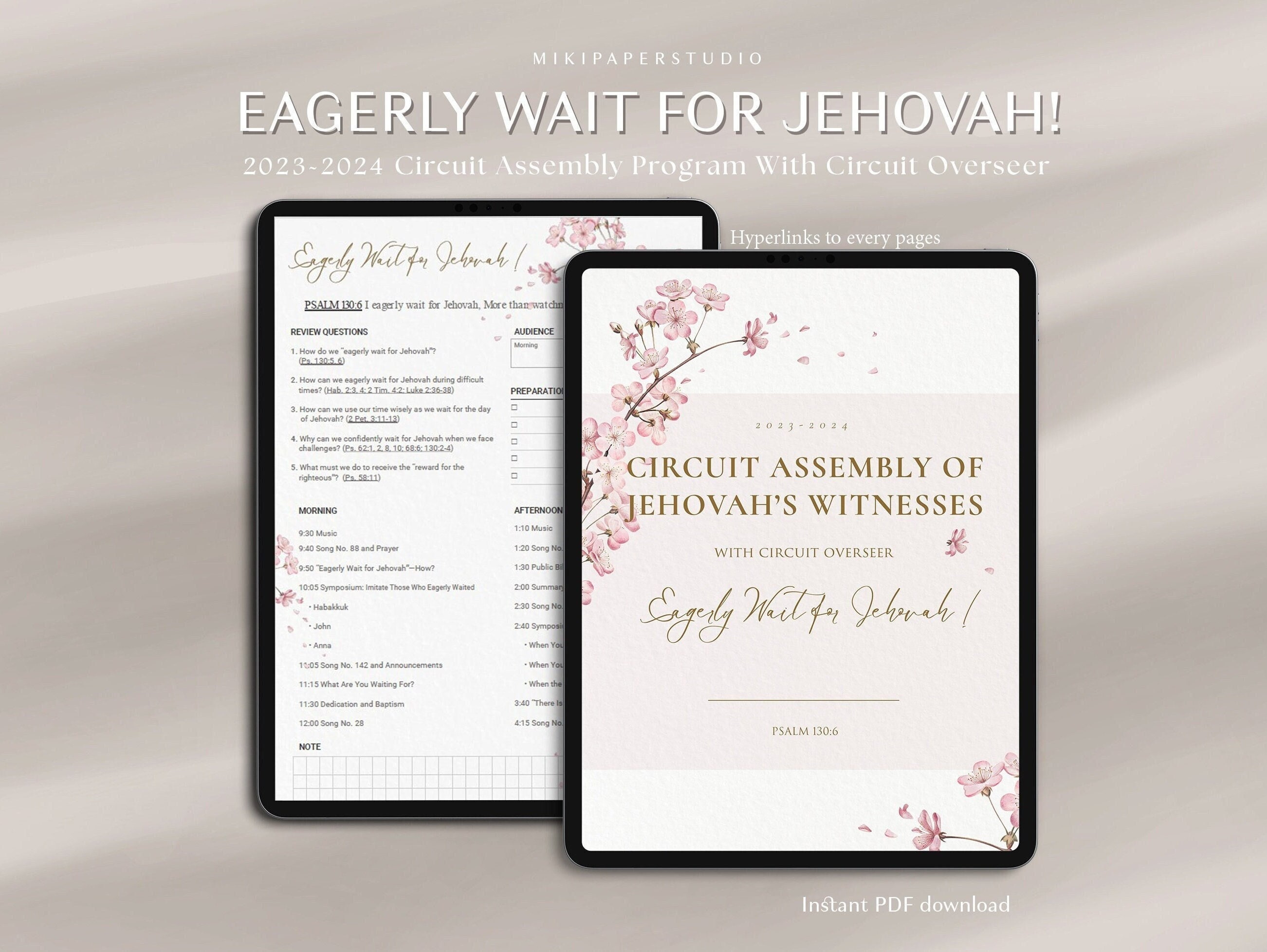 Circuit Assembly 20232024, Eagerly Wait for Jehovah, JW Digital Note