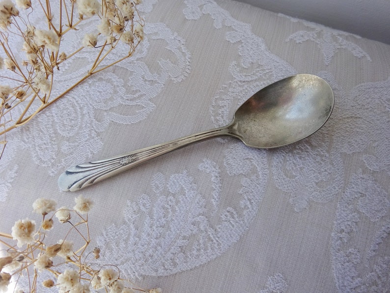 Antique Silver Plated Jam Spoons Price is for One Spoon Etsy UK