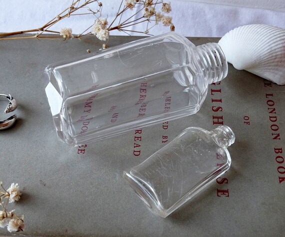 Vintage perfume bottles ~ pair comprising small t… - image 3