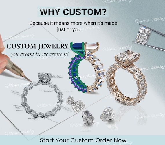 Buy Custom Engagement Ring moissanite Design Your Own Ring earrings necklace bracelet customizable Custom Order Wedding Ring jewelry Making Online in India Etsy