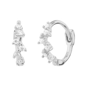 cartilage hoop,Real diamond•huggie hoop earrings•cartilage earring•14k gold huggie earrings•diamond huggies•diamond hoop earrings•tiny hoops