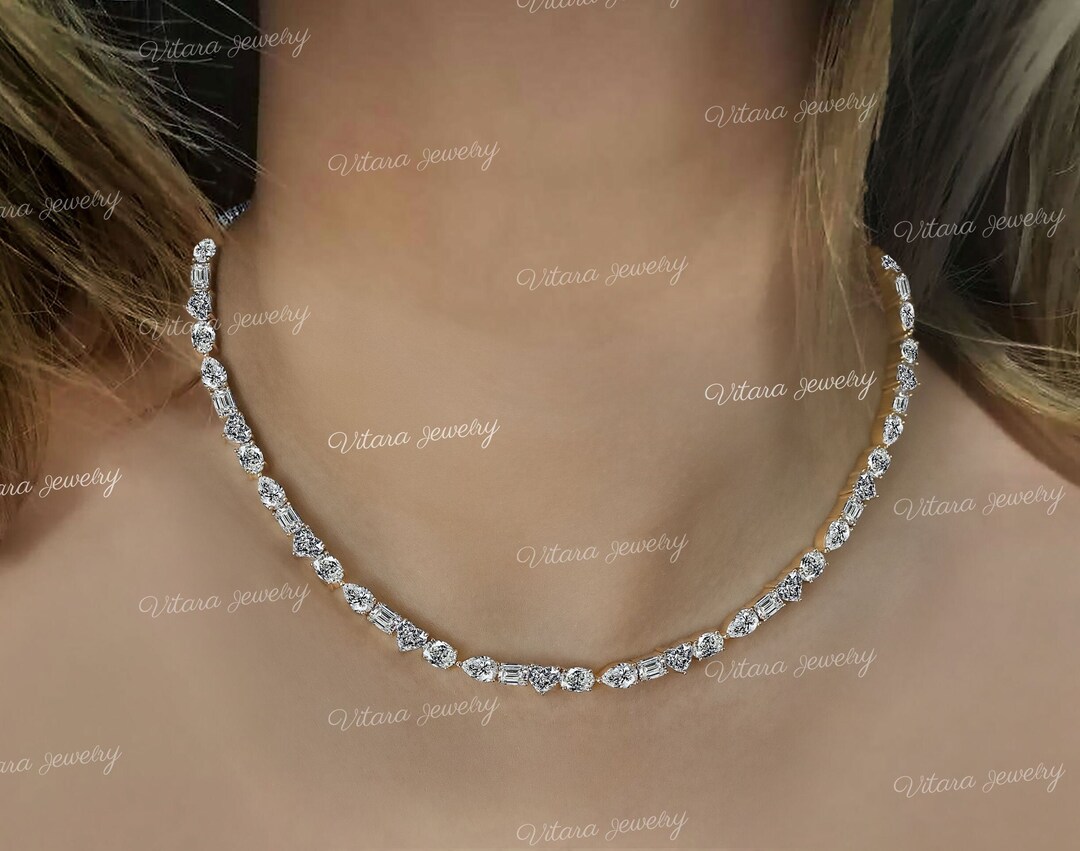 Jolie Tennis Necklace - Multi Stone main image 1