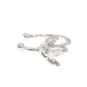 Ohrmanschette, Ear Cuff ohne Piercing•14k Gold Ohrmanschette Ohrringe•Fake Piercing•Knorpel Manschette•Helix Manschette•Fake Helix Piercing•Diamant Ohrmanschetten