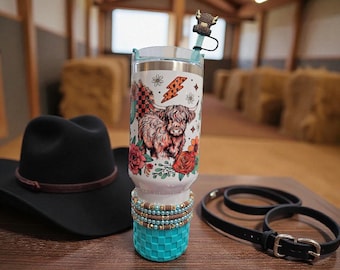 Highland Cow Tumbler - Fully Dressed Set