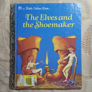 The Elves and the Shoemakers Little Golden Book for Junk Journaling