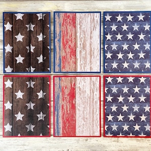 4th of July Cards, Fourth of July Cards, Patriotic Cards, Flag Cards, Patriotic Note Cards, Note Cards with Envelopes, Independence Day Card
