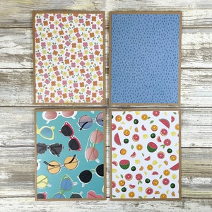 Season Cards, Cards for a Year, Spring Card, Summer Card, Fall Card, Winter Card, Note Card Set with Envelopes, Nature Note Cards