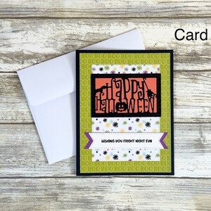 Halloween Card, Halloween Greeting Card, Halloween Card for Kids, Halloween Card Handmade, Cute Halloween Card, Boo Card, Spooky Card