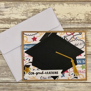 Graduation Card, Congratulations Card Graduation, Good Luck Card, You Did It Card, Handmade Graduation Card, School Card