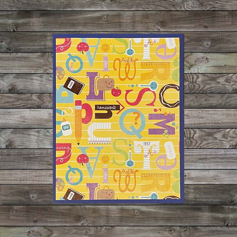 Back to School Cards, Back to School Note Cards, Teacher Appreciation