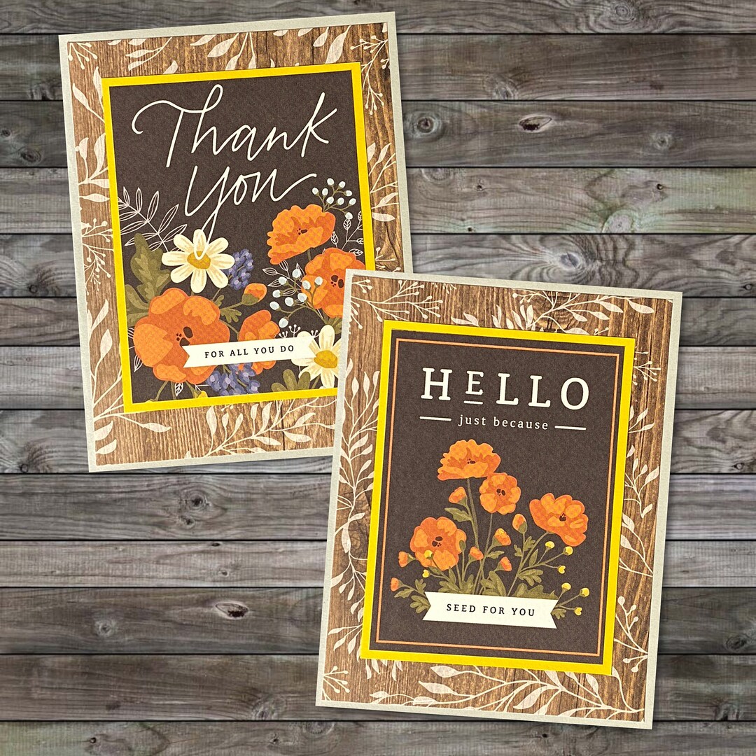 Thank You Card, Just Because Card, Thinking of You Card, Note Cards ...