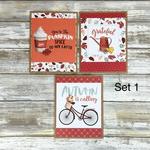 Fall Note Cards, Autumn Greeting Cards, Fall Greeting Cards, Thanksgiving Note Cards, Thanksgiving Cards, Happy Fall Card