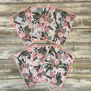 Floral Note Cards, Flower Note Cards, Floral Cards, Spring Note Cards, Note Cards with Envelopes, Stationary Set, Nature Note Cards
