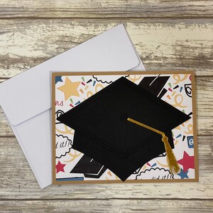 Graduation Card, Congratulations Card Graduation, Good Luck Card, You Did It Card, Handmade Graduation Card, School Card