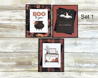 Handmade Halloween Greeting Cards: Spooky Note Cards for Kids