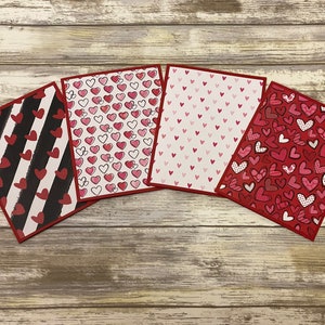 Valentines Note Cards, Valentines Day Cards, Galentines Day Cards, Blank Valentine Cards, Love Cards, Heart Cards, Cute Valentines Day Card