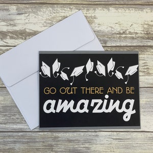 Graduation Card, Congratulations Card Graduation, Good Luck Card, You Did It Card, Handmade Graduation Card