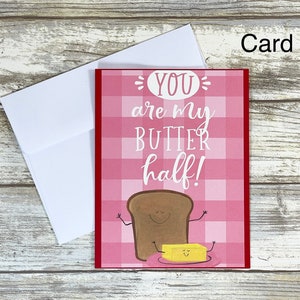 Pun Valentines Card, Funny Valentines Day Card, Blank Valentine Card, Cute Valentines Card, Valentine Note Card, Anniversary Card, Galentine