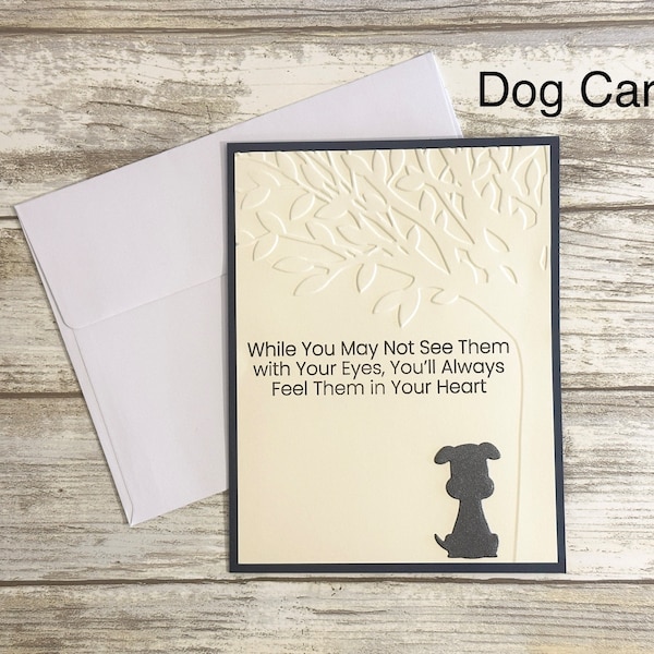 Pet Sympathy Card, Dog Sympathy Card, Cat Sympathy Card, Embossed Greeting Card, Rainbow Bridge Card