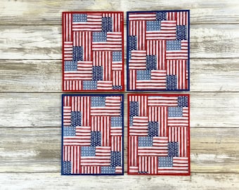 4th of July Cards, Fourth of July Cards, Patriotic Cards, Flag Cards, Patriotic Note Cards, Note Cards with Envelopes, Veterans Day Cards