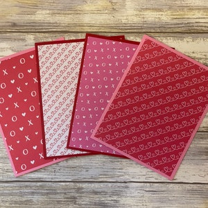 Valentines Note Cards, Valentines Day Cards, Galentines Day Cards, Blank Valentine Cards, Love Cards, Heart Cards, Cute Valentines Day Card