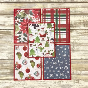 Christmas Greeting Cards, Christmas Cards Set, Christmas Note Cards, Winter Note Cards, Handmade Christmas Cards, Cute Christmas Cards