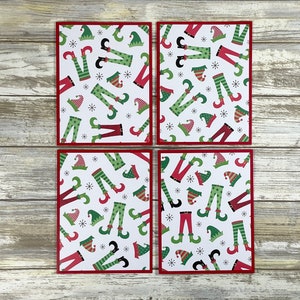 Christmas Greeting Cards, Happy Holidays Card, Christmas Cards Set, Christmas Note Cards, Christmas Cards for Kids, Santa Cards, Reindeer