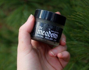 The Meadow Facial Polish / gentle facial scrub with nourishing botanicals