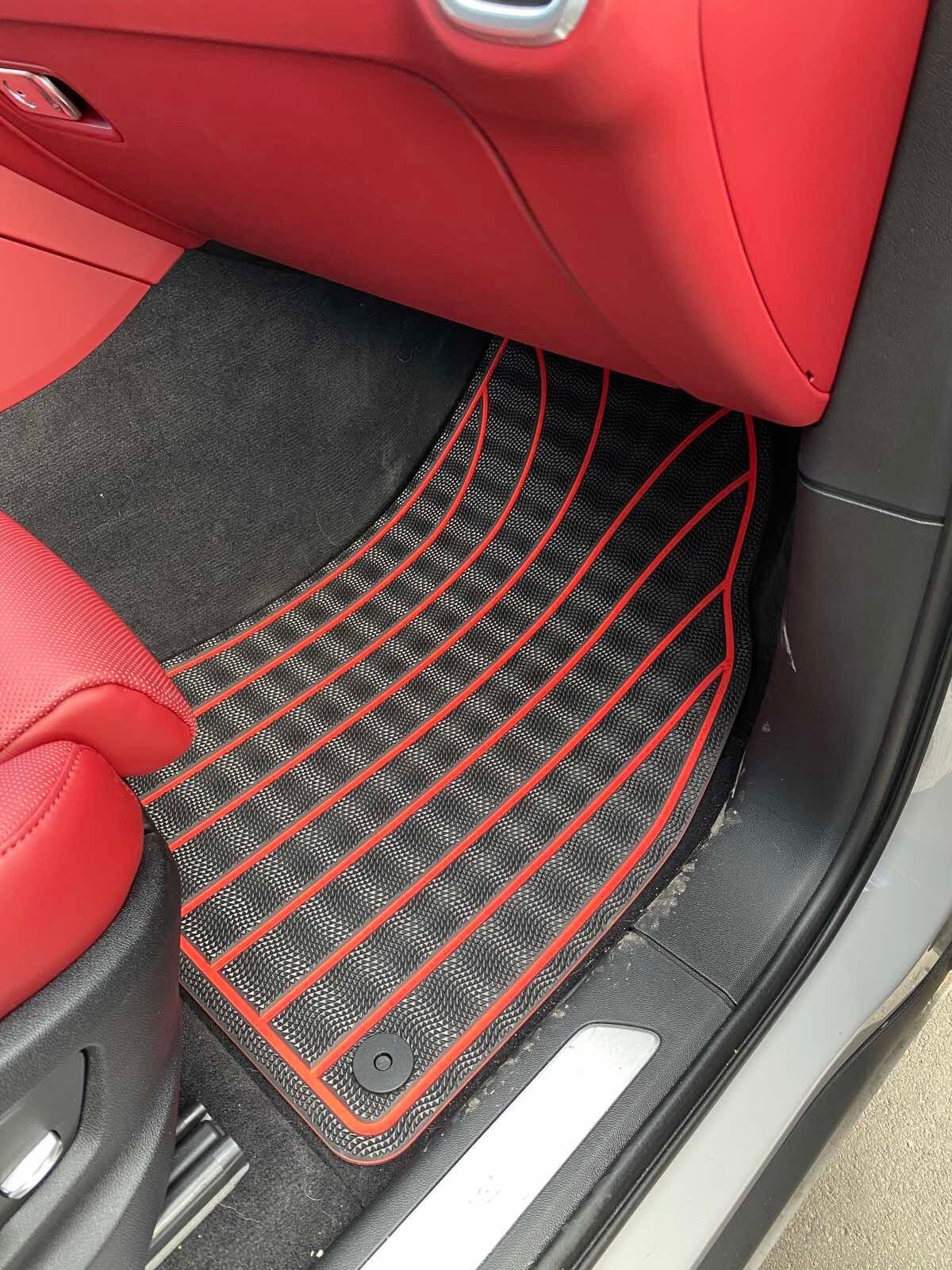 Für Smart Forfour 453 Luxus Wasserdicht All-wetter Auto-Fußmatten Bodenmatte  Maß
