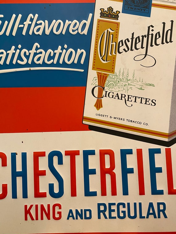chesterfield cigarettes logo Chesterfield Cigarettes Sign