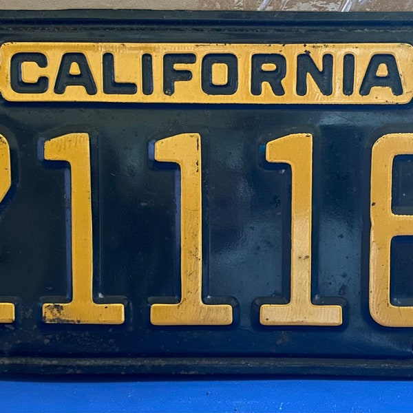Custom License Plate California Etsy