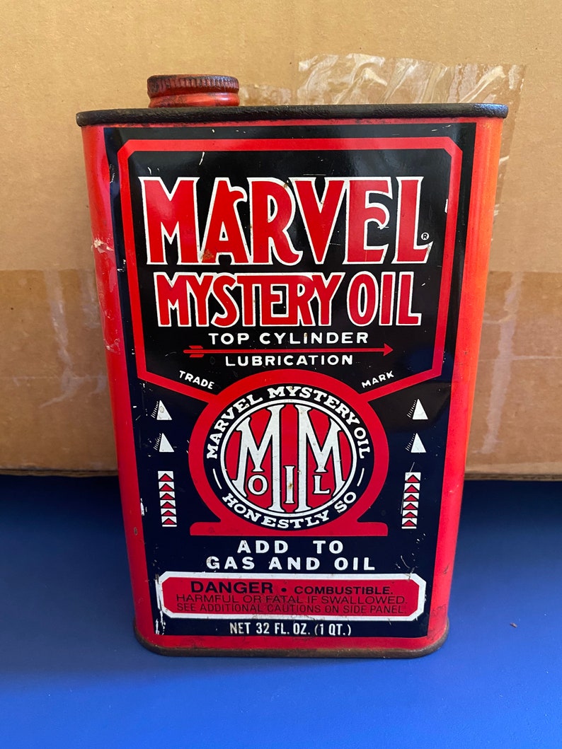 Marvel Mystery Oil Can Etsy
