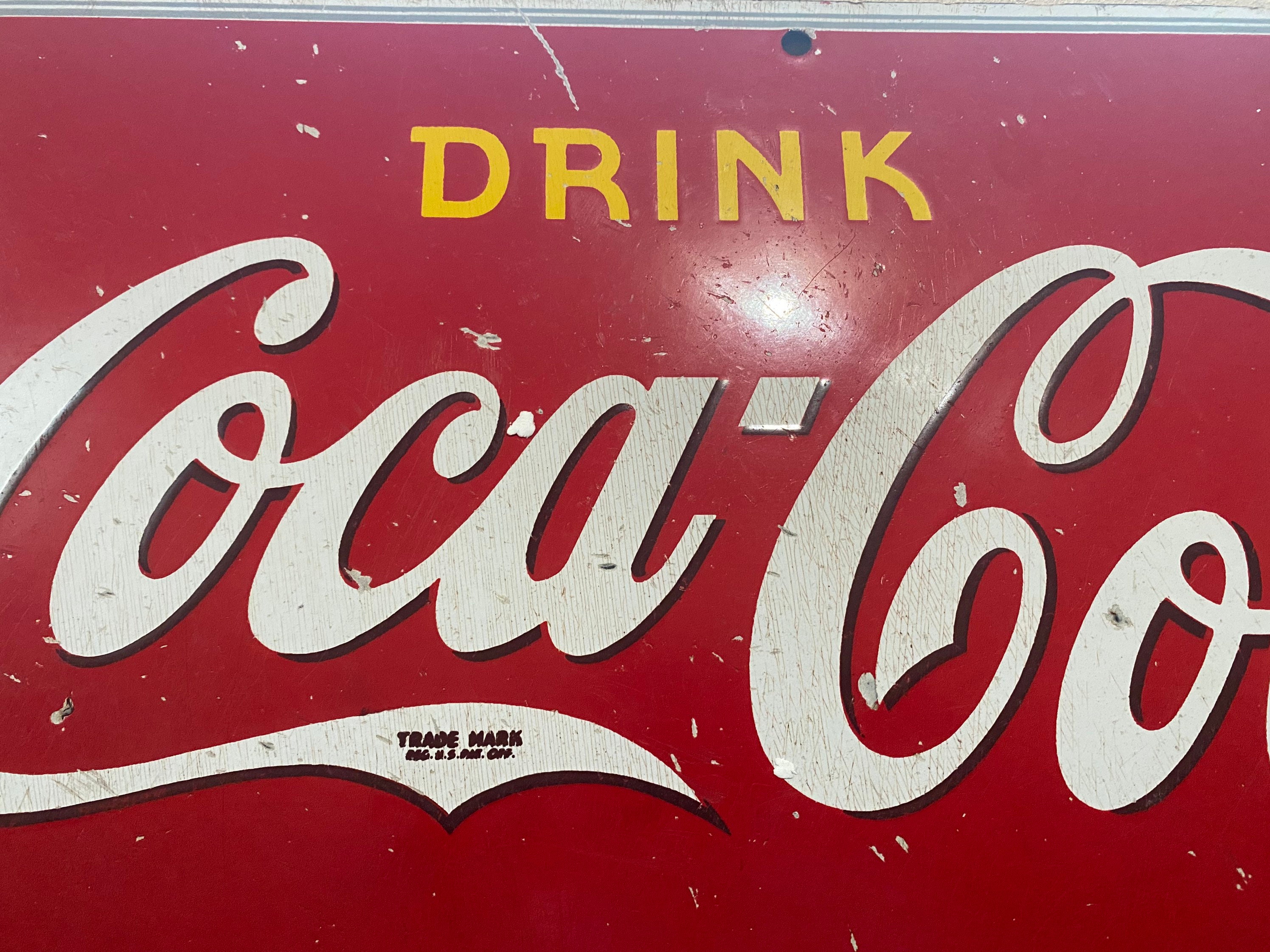 1930's Coca Cola Porcelain Sign Etsy