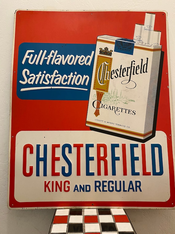 chesterfield tobacco price Chesterfield Cigarettes Sign