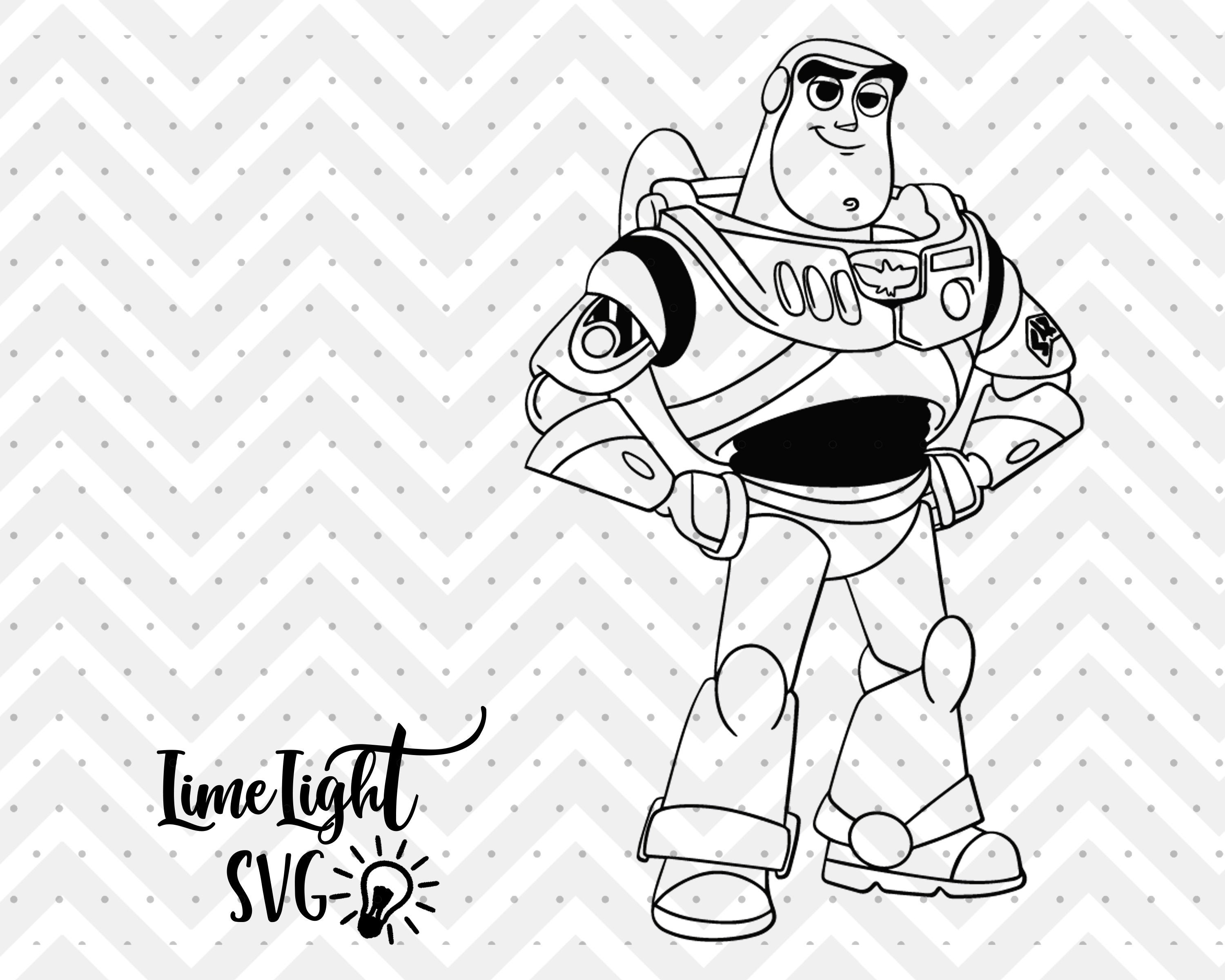 Buzz lightyear svg Toy story svg Toy story cut file Toy Etsy