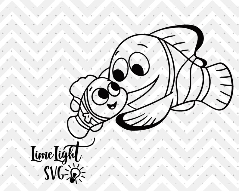 Download Finding Nemo silhouette Nemo svg Nemo silhouette Marlin | Etsy