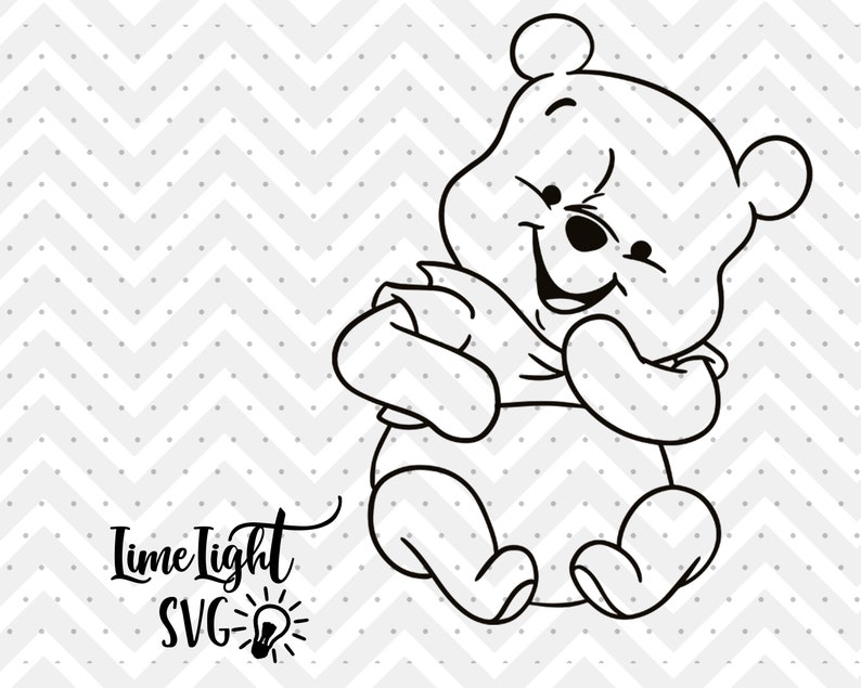Download Baby Winnie the Pooh Friends SVG PNG Nursery Print Baby | Etsy