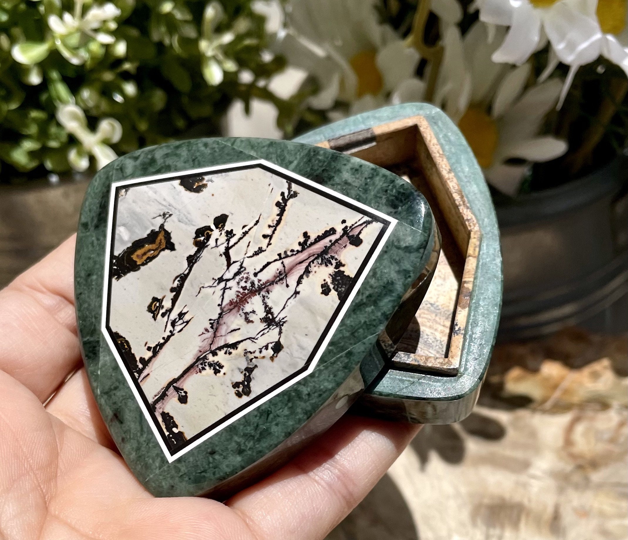 Nature Polished Paintbrush Jasper Green Jasper Green Jasper Etsy 日本