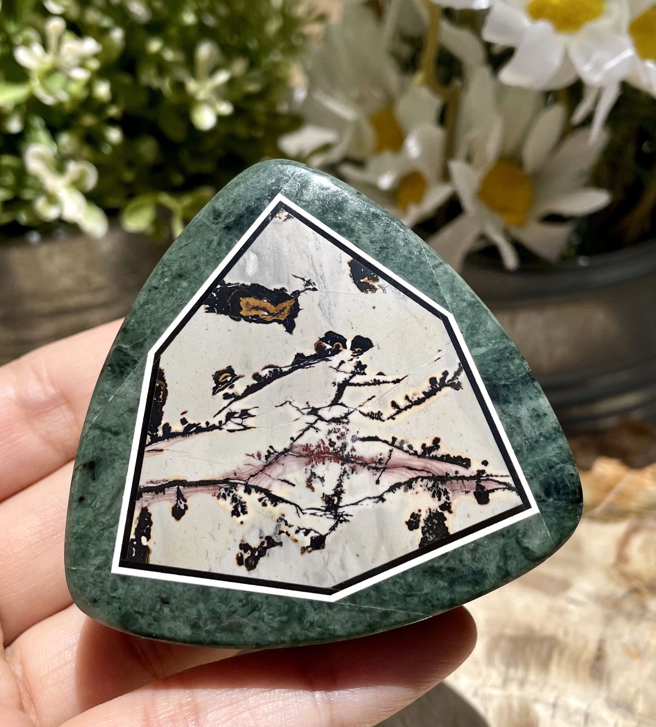 Nature Polished Paintbrush Jasper Green Jasper Green Jasper Etsy 日本