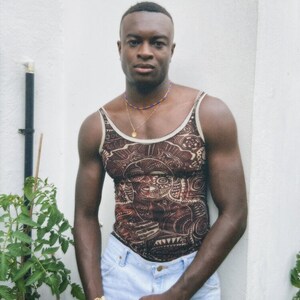 Jean Paul Gaultier Tank Top With Print Vintage '00 Y2K - Etsy