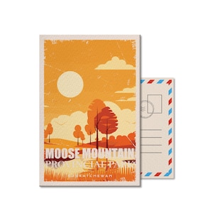 Moose Mountain Saskatchewan Provincial Park Postkarte, Vintage, Postkarten, Nationalparks, Kanada Parks, Geschenk, Geburtstag, Vatertag